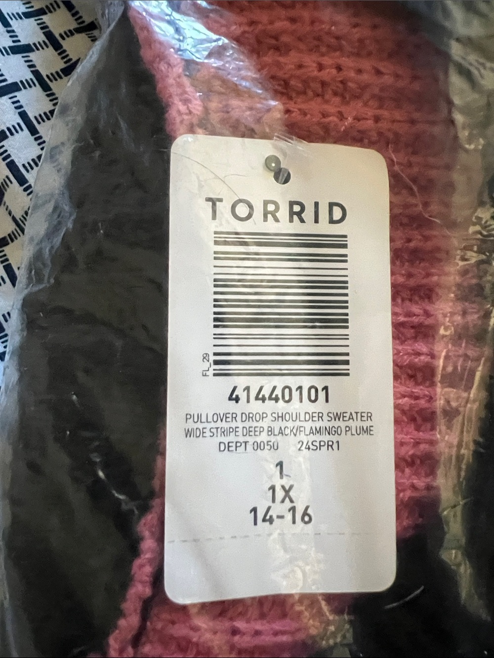 Torrid Pullover Drop Shoulder Sweater - Picture 2 of 8